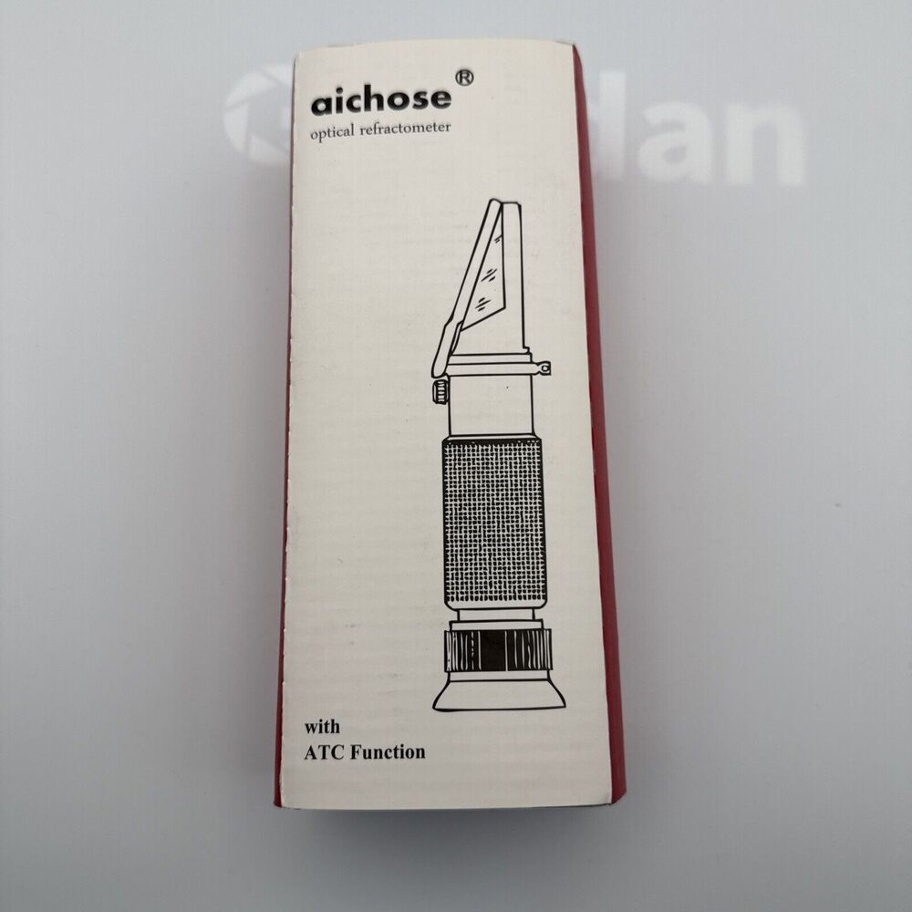 aichose Brix Refractometer with ATC Dual Scale - Specific Gravity & Brix Hydr...